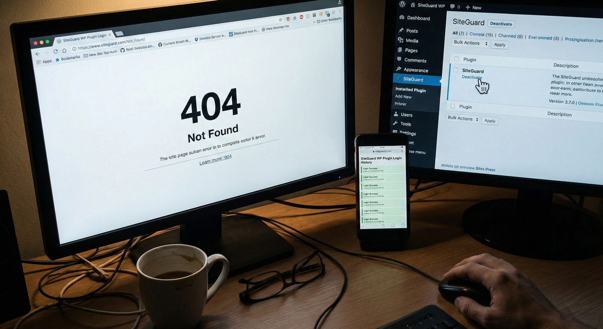 SiteGuard – ログインできない「404」の謎のアイキャッチ画像